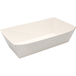 Depa® - ® Bak | Karton + kleicoating | KA14 | snackbak | 140x70x45mm | wit | 1500 stuks