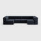 Curt-set 15 - E.g. Flexible U-shaped Sofa - Jet - 9806 (dark Grey)