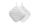 Creotime - Pannenlappen creativ company 20x20cm wit | Zak a 1 set | 10 stuks