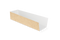 Klika - Zakschuiver (hotdog tray) kraft/wit BIO | 1000 stuks