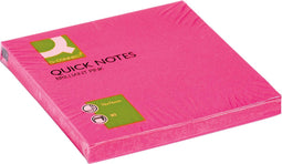 Q-CONNECT - Q-CONNECT Quick Notes, ft 76 x 76 mm, 80 vel, neonroze