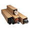 Klika - Langwerpige doos enkelgolf 435 x 105 x 105 mm bruin | 10 stuks
