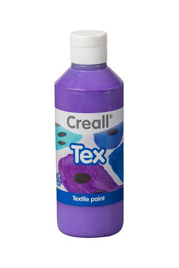 Creall - Textielverf creall tex paars 250ml | Fles a 250 milliliter | 6 stuks