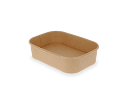 Klika - Maaltijdbak karton 500ml Kraft | 300 stuks
