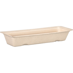 Depa® - ® Bak | Bagasse (suikerrietpulp) | A16 | snackbak | 20x7.2x3.2cm | naturel | 50 stuks