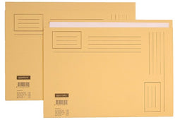 Quantore - Vouwmap A4 ongelijke zijde 230gr beige