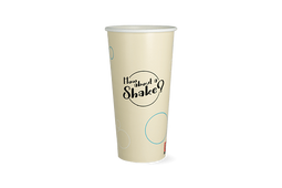 Klika - Milkshakebeker groot 500ml 20oz karton | 1000 stuks