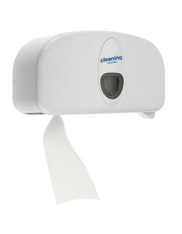 Cleaninq - Dispenser Duo Toiletpapier wit