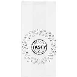 Klika - Zak | Snackzak | Ersatzpapier | Nr. 29 | 16/ 5x38cm | TASTY | wit | 5 kg