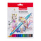 Bruynzeel - Fineliner brush pen bruynzeel set 12 kleuren | Set a 6 stuk | 6 stuks