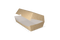 Klika - Hotdog box 20x10x8cm kraft/wit BIO | 300 stuks