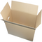 Klika - Amerikaanse vouwdoos | golfkarton | 625x310x325mm | dubbele bodem en handgrepen | dubbele golf | bruin | 10 stuks