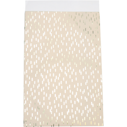 Klika - Zak | Fourniturenzak | Papier | 12x19cm | goud/champagne | 200 stuks
