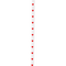 Klika - Lint | 5mm | 250m | Hartjes | pP | wit/rood