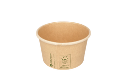 Klika - Bakje 150cc Ø85mm 5oz karton kraft BIO | 50 stuks