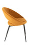 Jline Chair Round Metal/textile Ochre