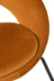 Jline Chair Round Metal/textile Ochre