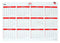 Quantore - Jaarplankalender 2023 48x68cm | 1 stuk | 10 stuks