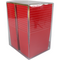 Klika - Ballotin | karton + PP + PET | 500gr | 70x132x76mm | rood | 25 stuks