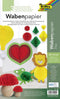 Folia Paper - Honingraat papier 20x33cm assorti