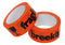 IEZZY - Waarschuwingse breekbaar 50mmx66m oranje/zwart | 3 stuks