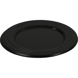 Depa® - ® Bord | Wave | reusable | rond | 1-vaks | pP | Ø18.5cm | zwart | 20 stuks