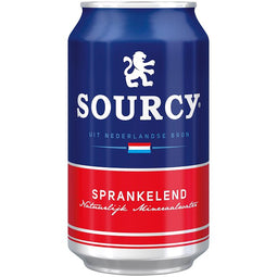 Sourcy - Water rood blik 330ml