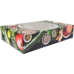 Partydoos/ cateringdoos Green Dish 45x32x8cm 10 stuks