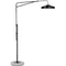 Vloerlamp Ijzer/cement Brighton Mat Zwart/kap Ijzer Dia.51xh.14cm, Zwart