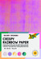 Folia Paper - Regenboogpap folia 23x33cm iriserend 75gr 10v ass | Pak a 10 vel | 5 stuks