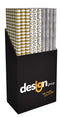 IG design - Inpakpapier party chique 200x70cm assorti