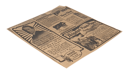 Klika - Hamburger zakje 17x18cm krant vetvrij papier BIO | 1000 stuks