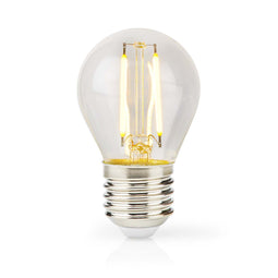 LED-Filamentlamp E27 | G45 | 2 W | 250 lm | 2700 K | Warm Wit | Aantal lampen in verpakking: 1 Stuks