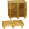 Presswood - Houtvezelpallet | hout | 80x60x12cm | bruin | 1 stuks