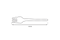 Klika - Houten vork met tanding 140mm BIO | 250 stuks