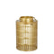 Mica Decorations Lantaarn Classic - 20x20x29 cm - Ijzer - Goud