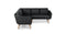 Mira Lounge Corner Set - Anthracite - Light Teak Look - Royal Blended Black 240