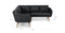 Mira Lounge Corner Set - Anthracite - Light Teak Look - Royal Blended Black 240