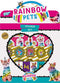Totum - Stickerset rainbow pets | 1 pak | 72 stuks