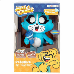 Knuffel met Geluid Mikecrack Akela 25 cm Blauw