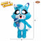 Knuffel met Geluid Mikecrack Akela 25 cm Blauw