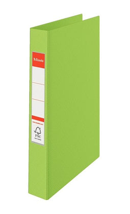 Esselte - Ringband Vivida A4 2-rings O-mech 25mm PP groen | 1 stuk | 10 stuks
