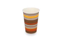 Klika - Kartonnen koffiebeker 180cc 7.5oz Ø70mm gestreept | 2500 stuks