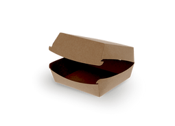 Klika - Hamburgerbakje Middel FSC®Mix kraft BIO | 600 stuks