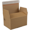 SendProof® - Postpakketdoos | golfkarton | 400x260x260mm | met autolock | bruin | 10 stuks