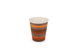 Klika - Kartonnen koffiebeker 120cc 4oz Ø63mm gestreept | 1000 stuks