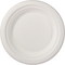 Depa® - ® Bord | rond | 1-vaks | bagasse (suikerrietpulp) | Ø15cm | wit | 8 stuks