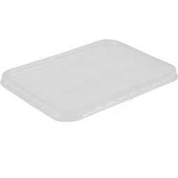 Klika - Deksel | kunststof cup | PET | rechthoekig | 180x135x glashelder | 400 stuks