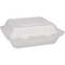 Depa® - ® Bak | Bagasse (suikerrietpulp) | 1200ml | maaltijdbox | 23x23x7.8cm | wit | 50 stuks
