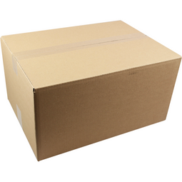 SendProof® - Amerikaanse vouwdoos | golfkarton | 430x310x220mm | enkele golf | bruin | 25 stuks